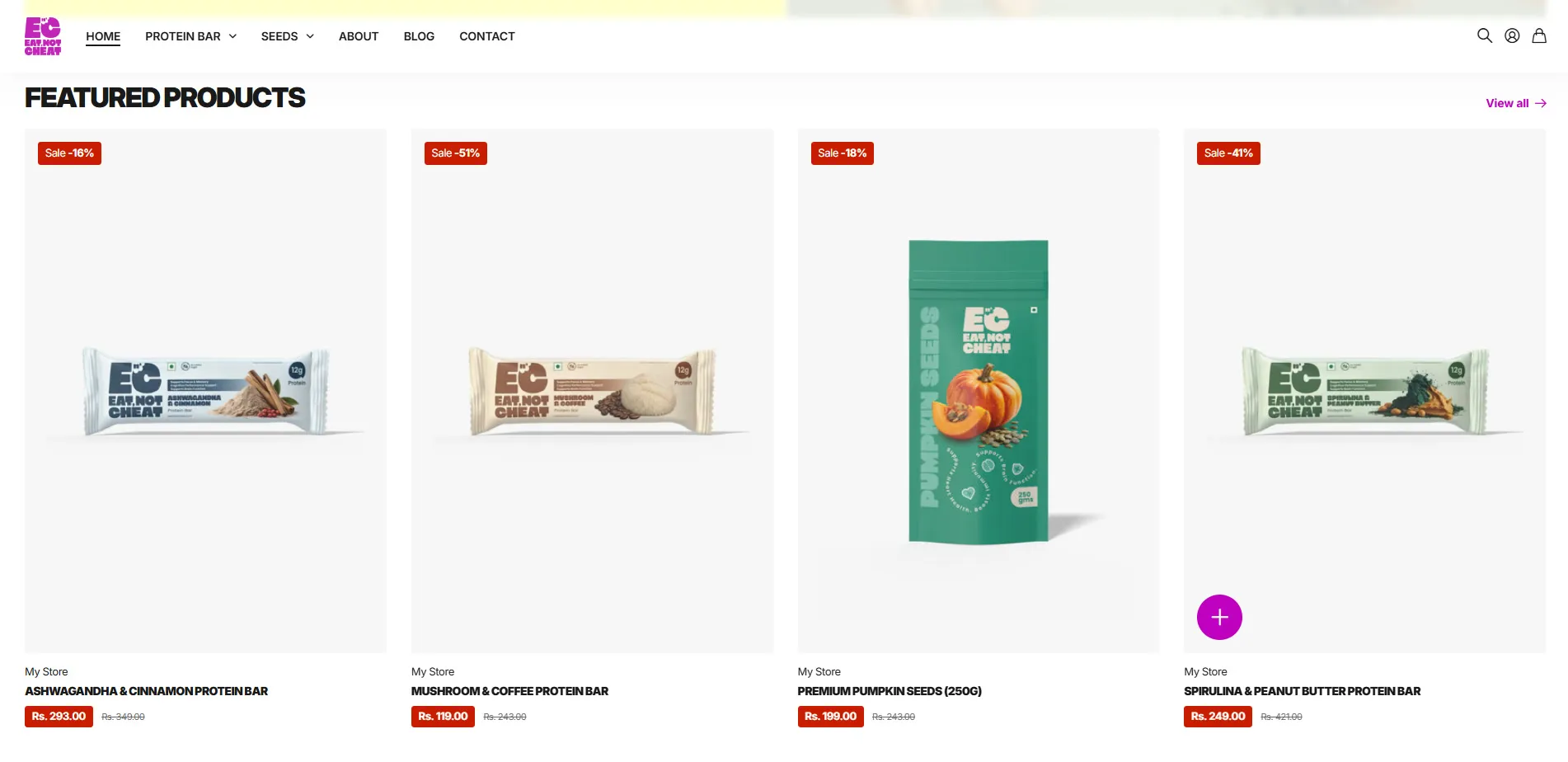 Eat Not Cheat website designed and built by Red Dot Consultancy, featured on desktop
