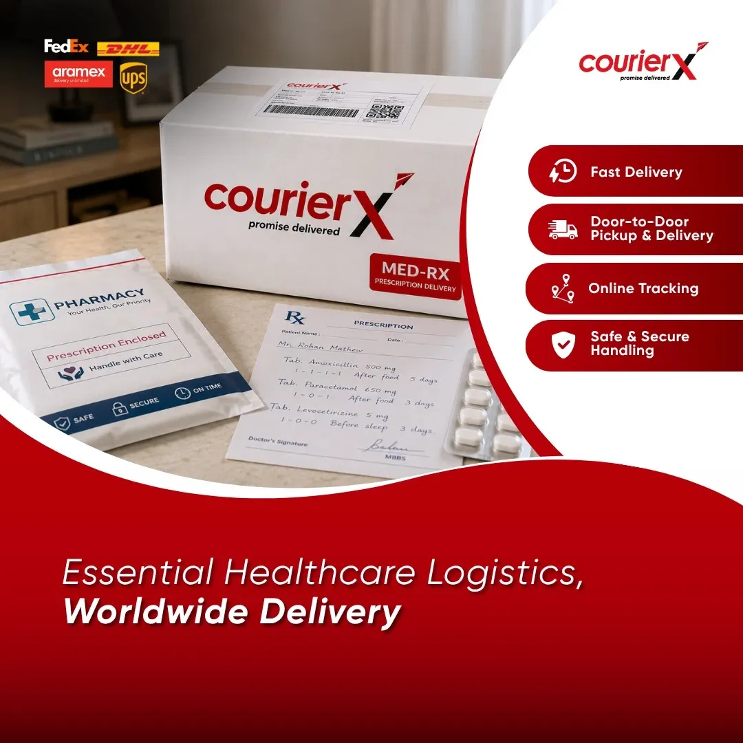 CourierX marketing & advertising work by Red Dot Consultancy, 2 of 3