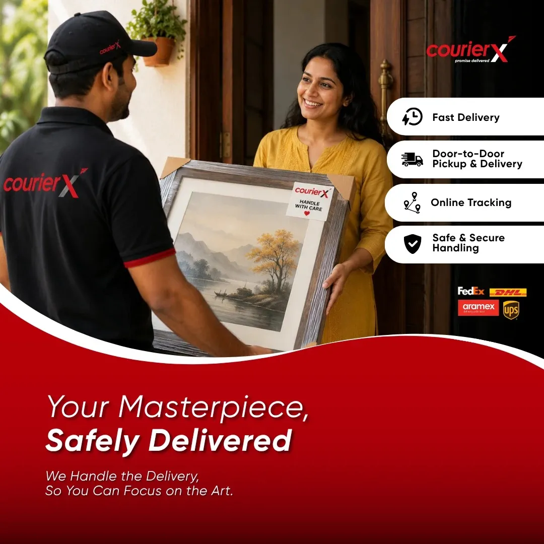 CourierX marketing & advertising work by Red Dot Consultancy, 3 of 3