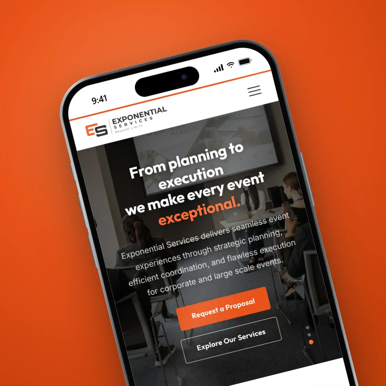 Website for Exponential Services