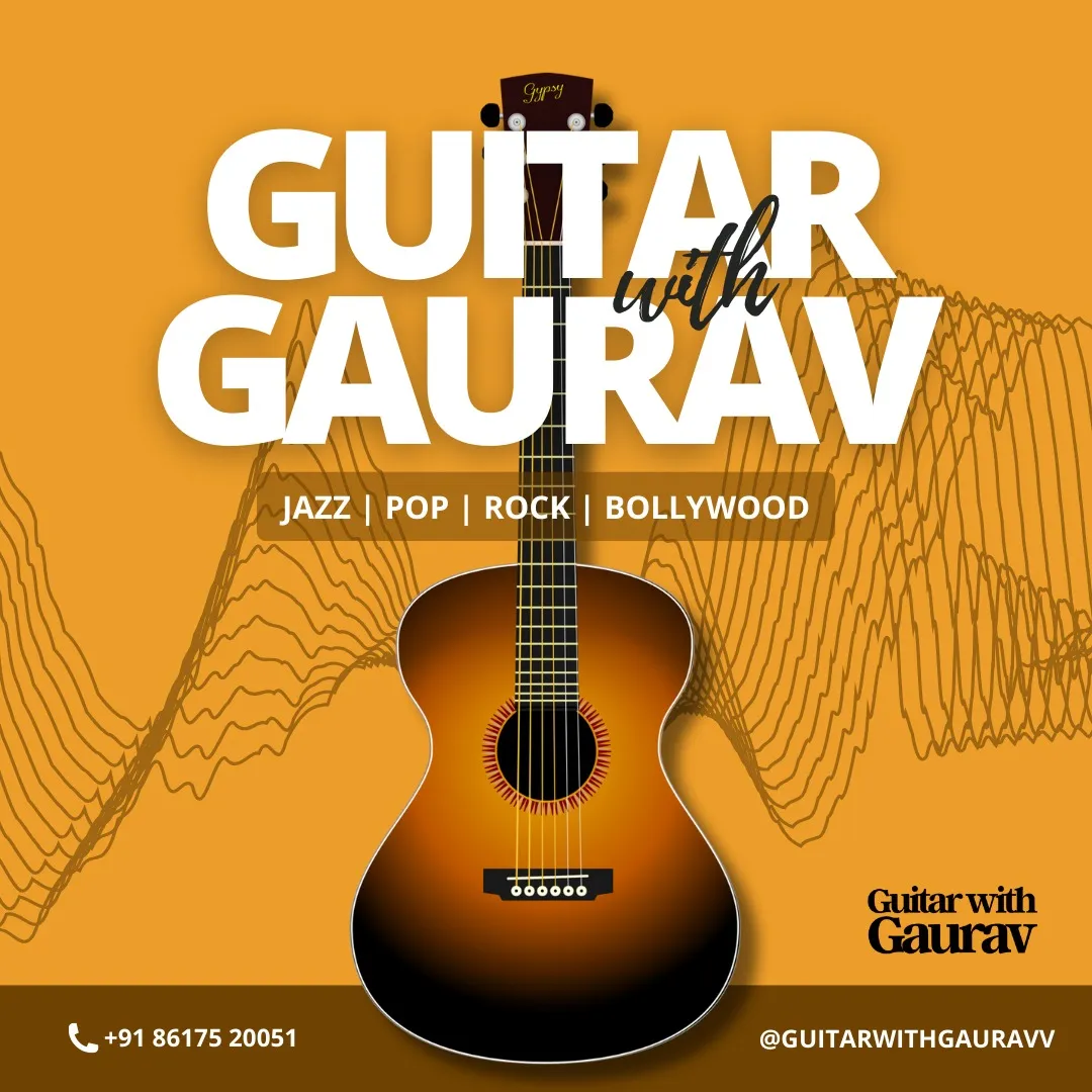 Guitar With Gaurav marketing & advertising work by Red Dot Consultancy, 2 of 3