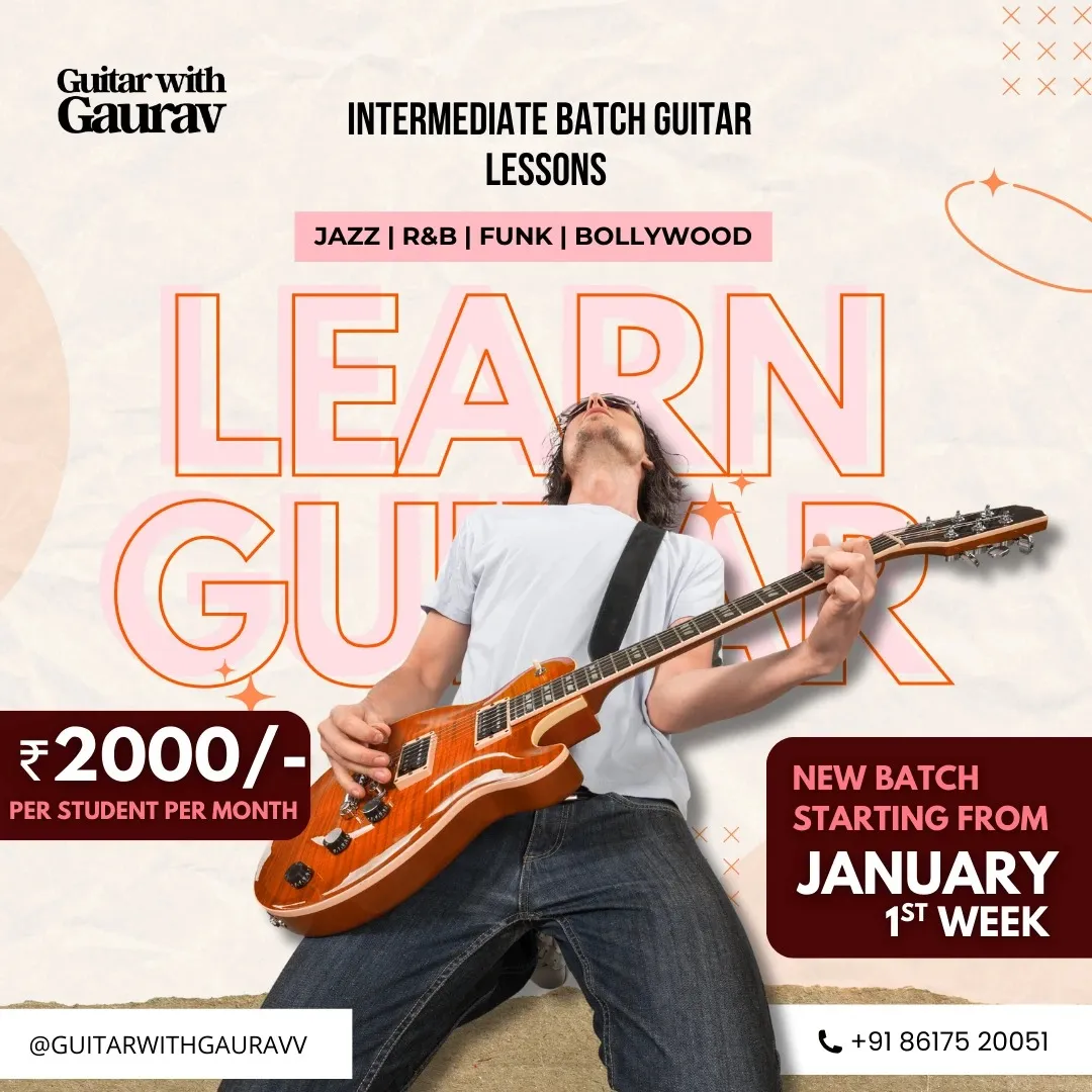 Guitar With Gaurav marketing & advertising work by Red Dot Consultancy, 3 of 3